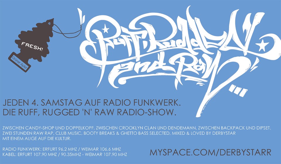 RUFF, RUGGED ‘N’ RAW Radio-Show #020 / Hip-Hop in der DDR-Special.